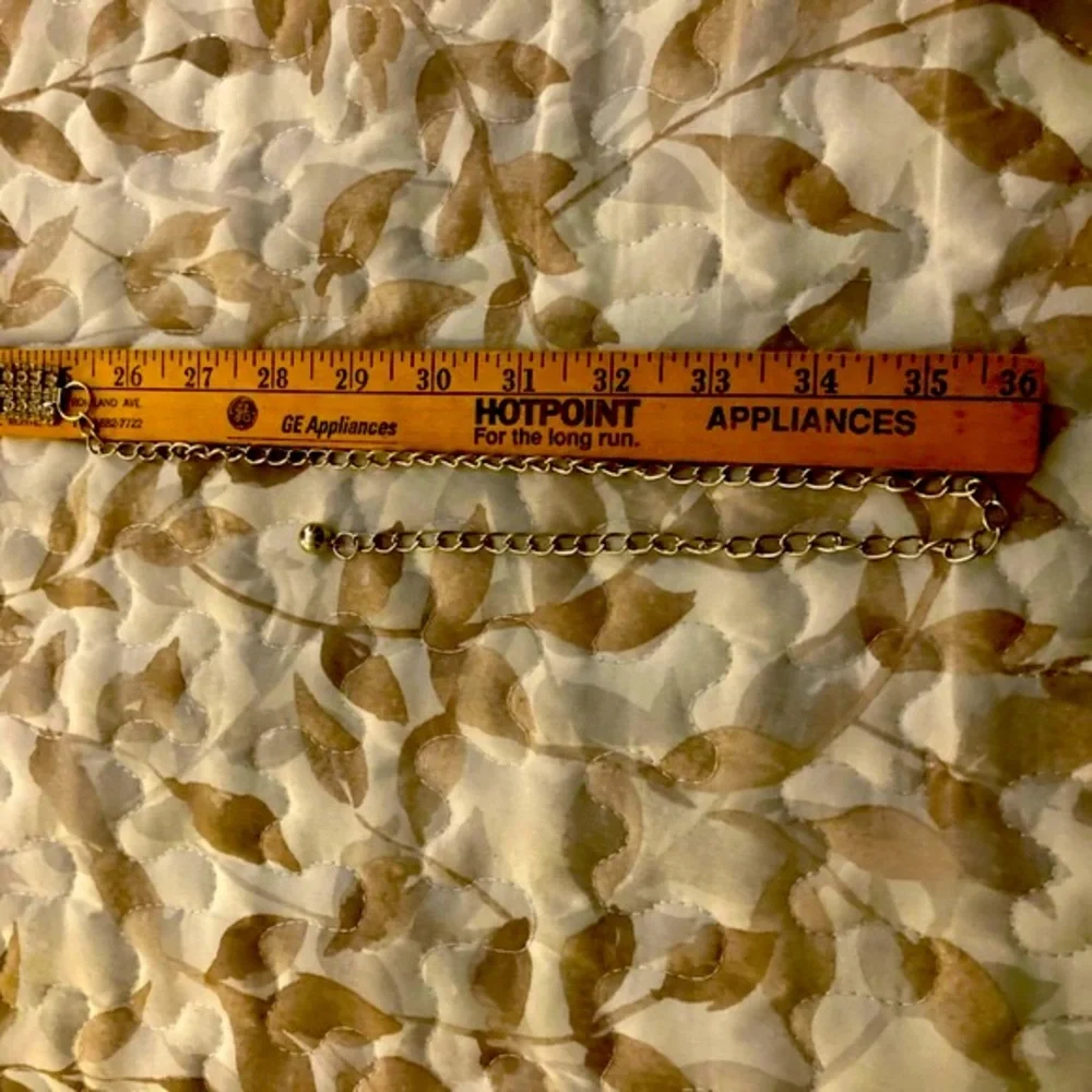 Vintage Rhinestone Belt in Silver - Picture 9 of 9